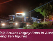 vehicle strikes rugby fans in australia leaving ten injured aWcW