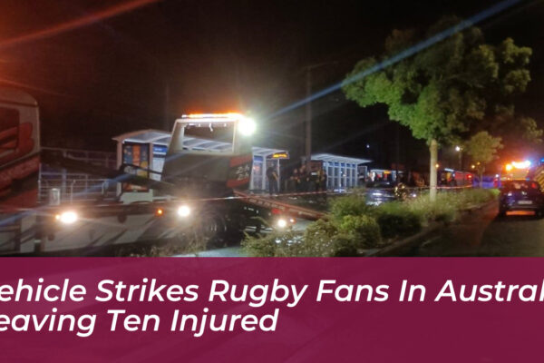 vehicle strikes rugby fans in australia leaving ten injured aWcW