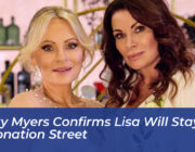 vicky myers confirms lisa will stay on coronation street YqFJ