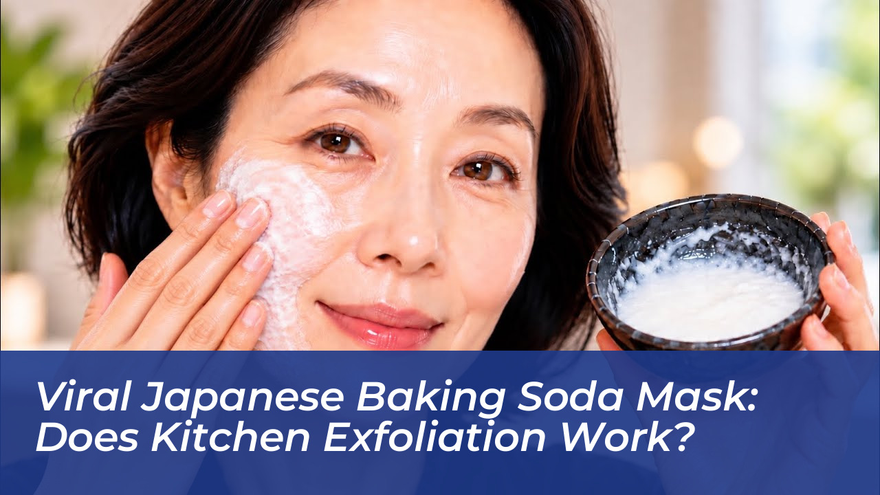 viral japanese baking soda mask does kitchen exfoliation work VlF8