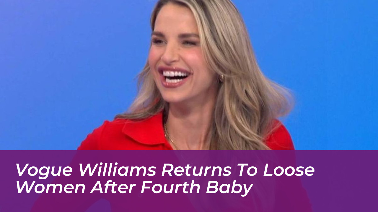 vogue williams returns to loose women after fourth baby 1DLX