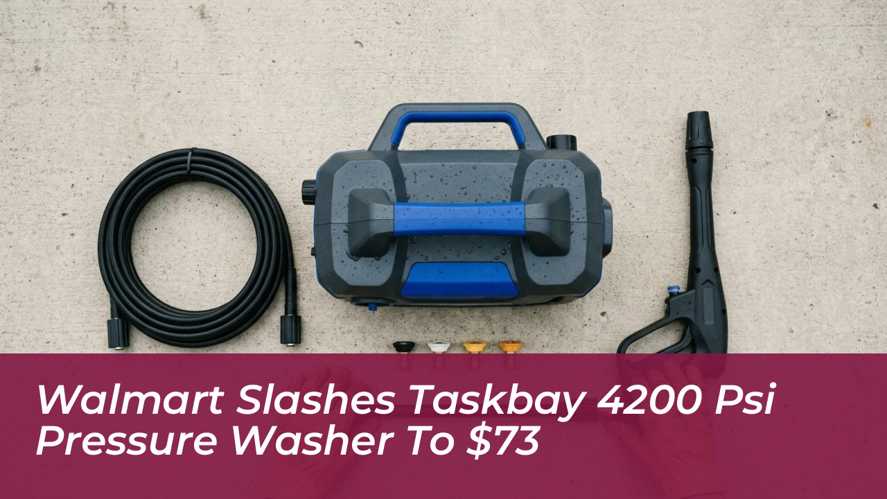 walmart slashes taskbay 4200 psi pressure washer to 73 ZNL6