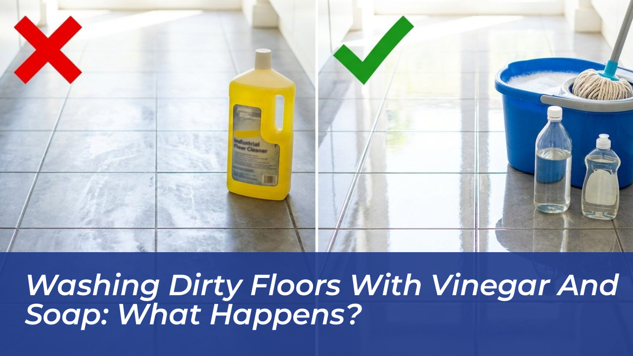 washing dirty floors with vinegar and soap what happens g7Bk