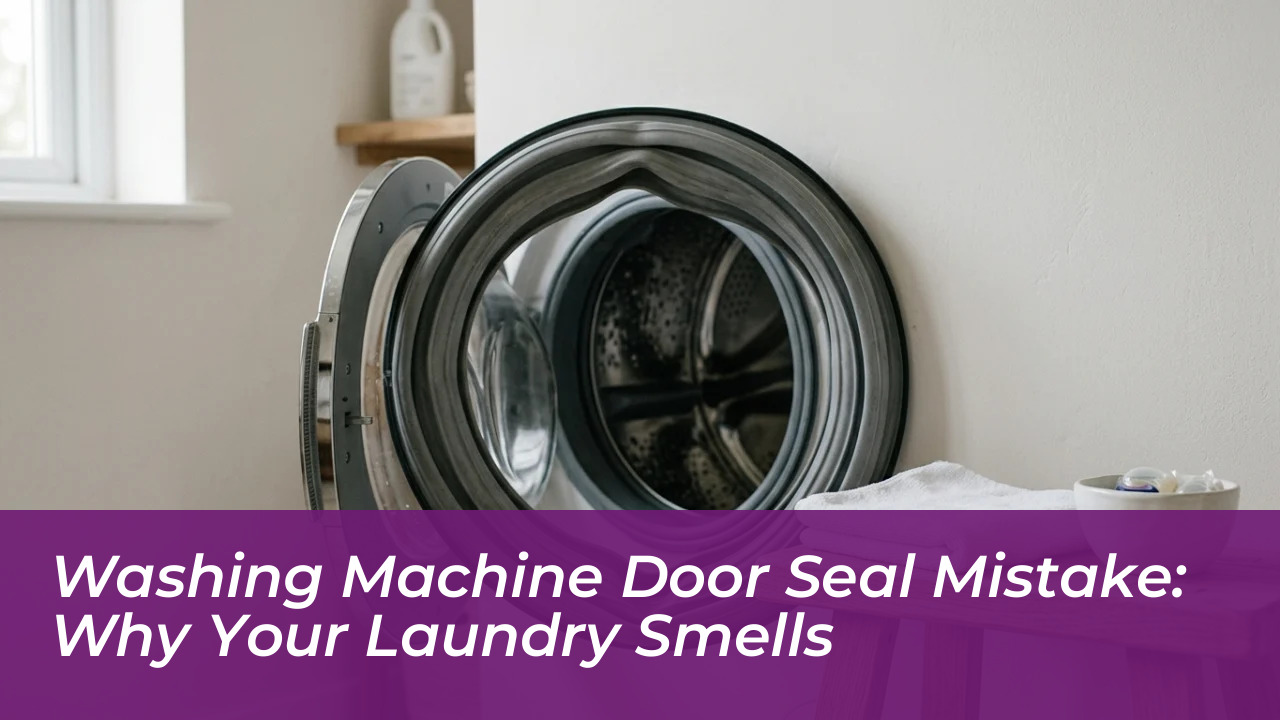 washing machine door seal mistake why your laundry smells dJIy