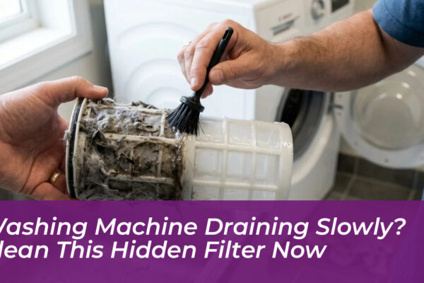 washing machine draining slowly clean this hidden filter now Trmw