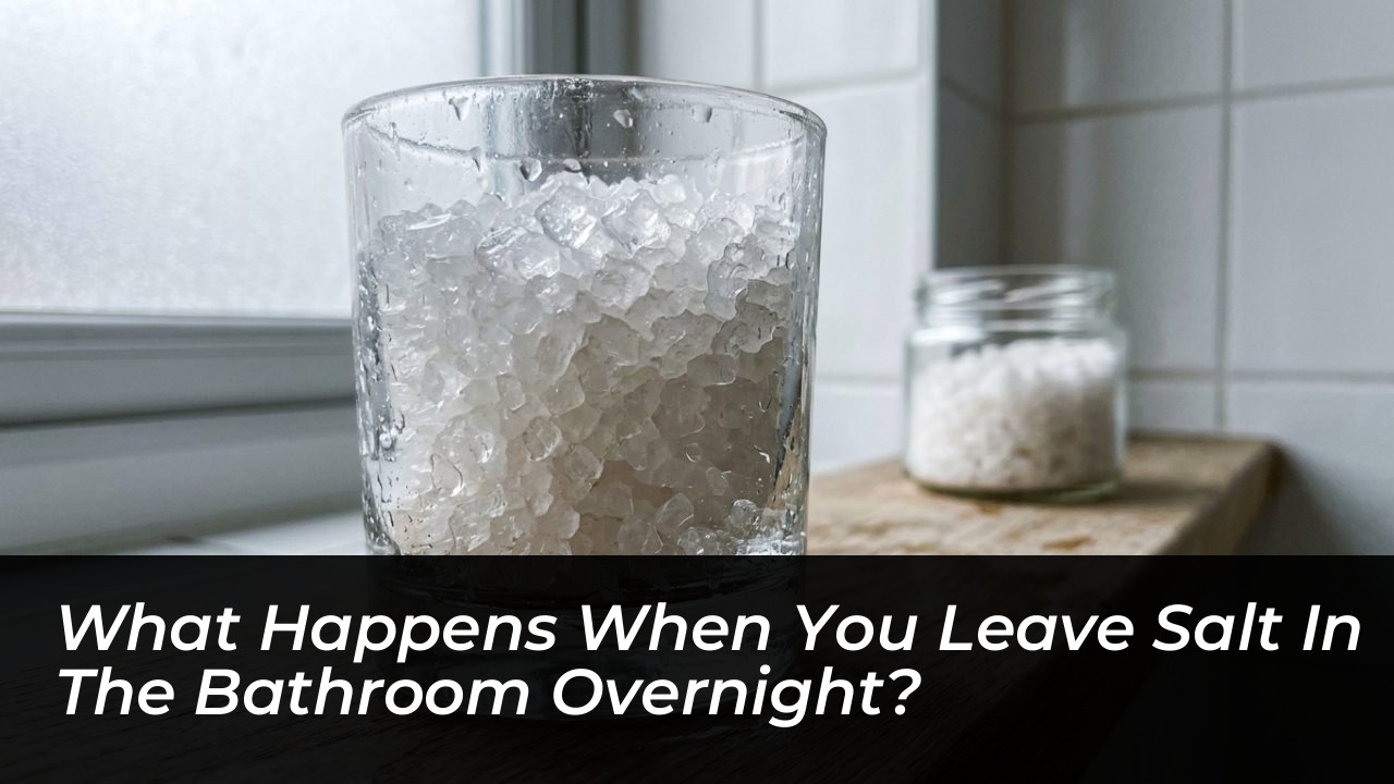 what happens when you leave salt in the bathroom overnight hhIY