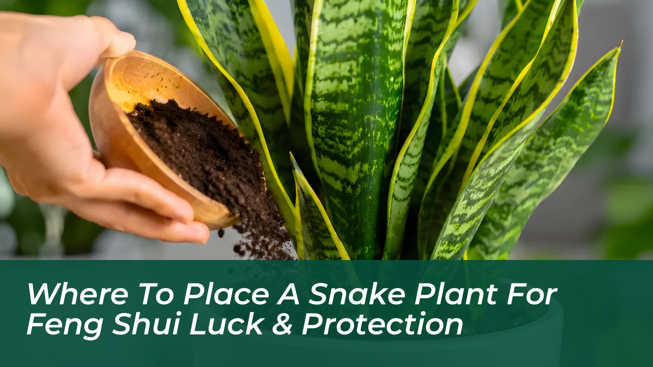where to place a snake plant for feng shui luck protection qBiw
