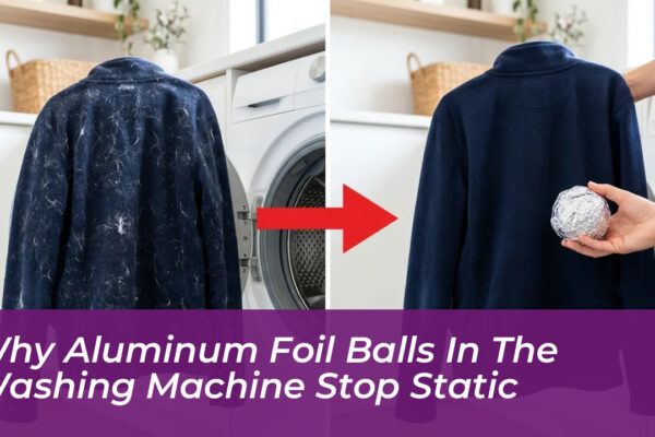 why aluminum foil balls in the washing machine stop static Q5Mv