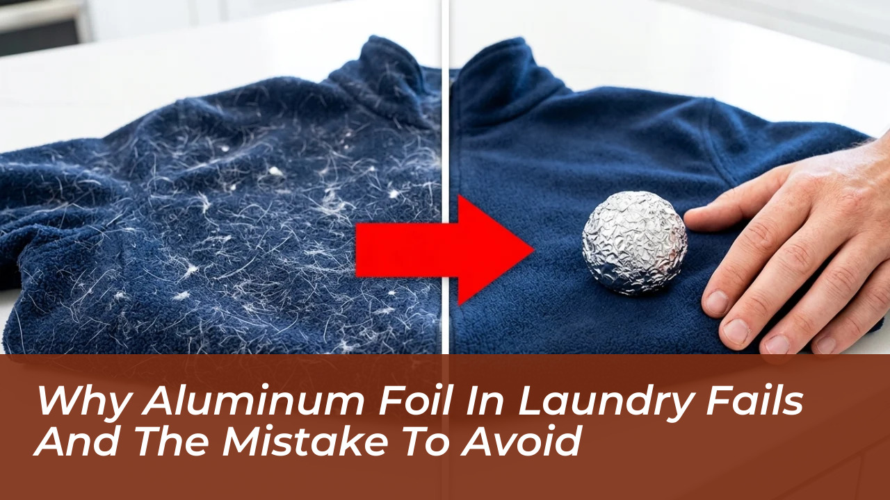 why aluminum foil in laundry fails and the mistake to avoid WTJd