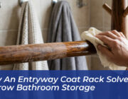 why an entryway coat rack solved my narrow bathroom storage 0rA0