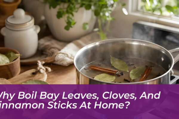 why boil bay leaves cloves and cinnamon sticks at home ACpB