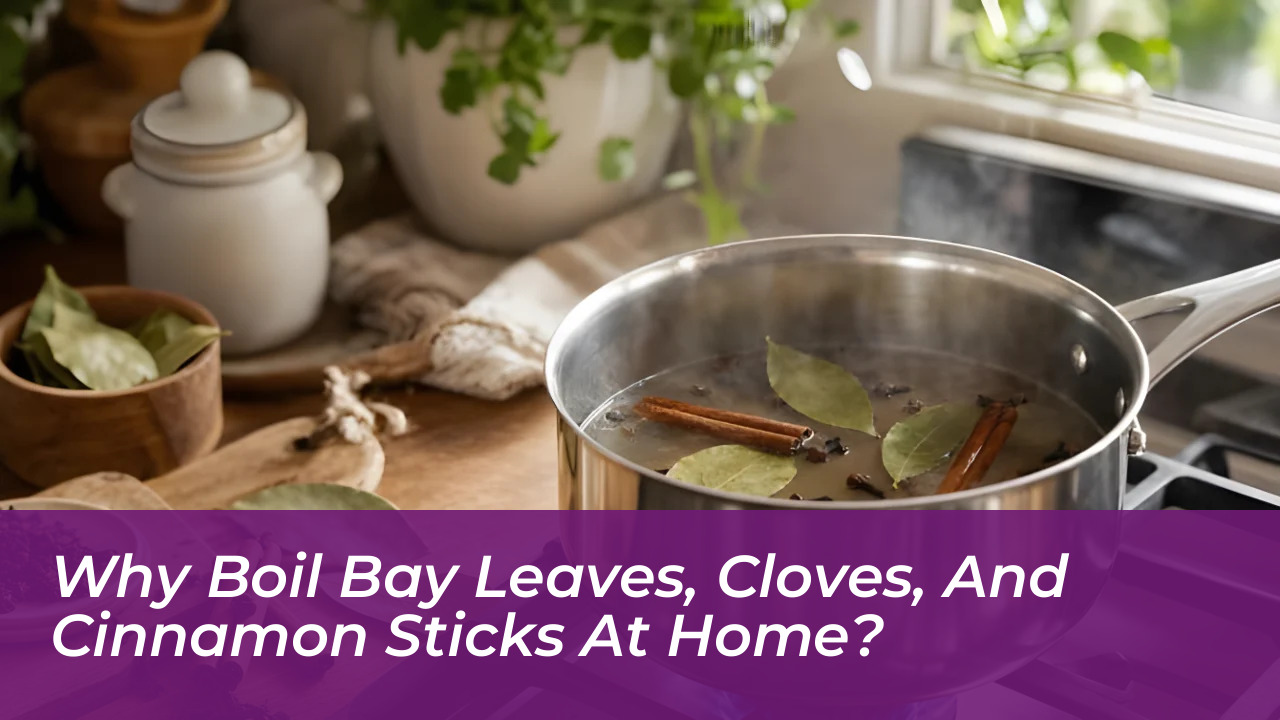 why boil bay leaves cloves and cinnamon sticks at home ACpB