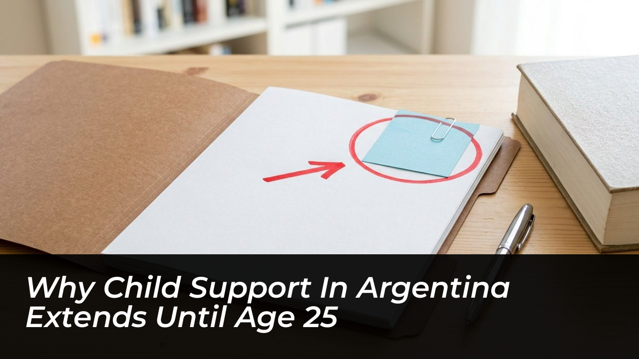 why child support in argentina extends until age 25 j1GW