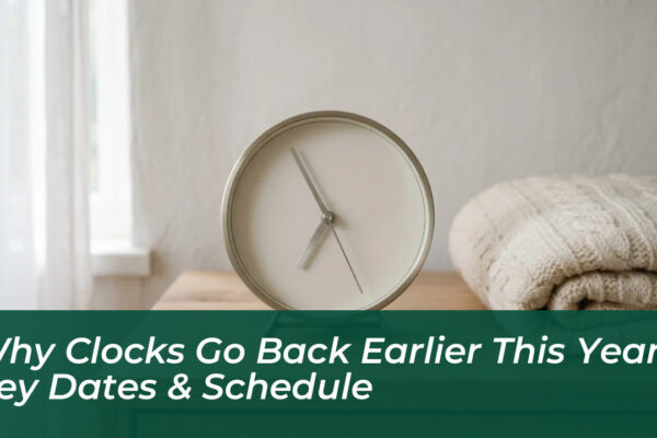 why clocks go back earlier this year key dates schedule fmE8