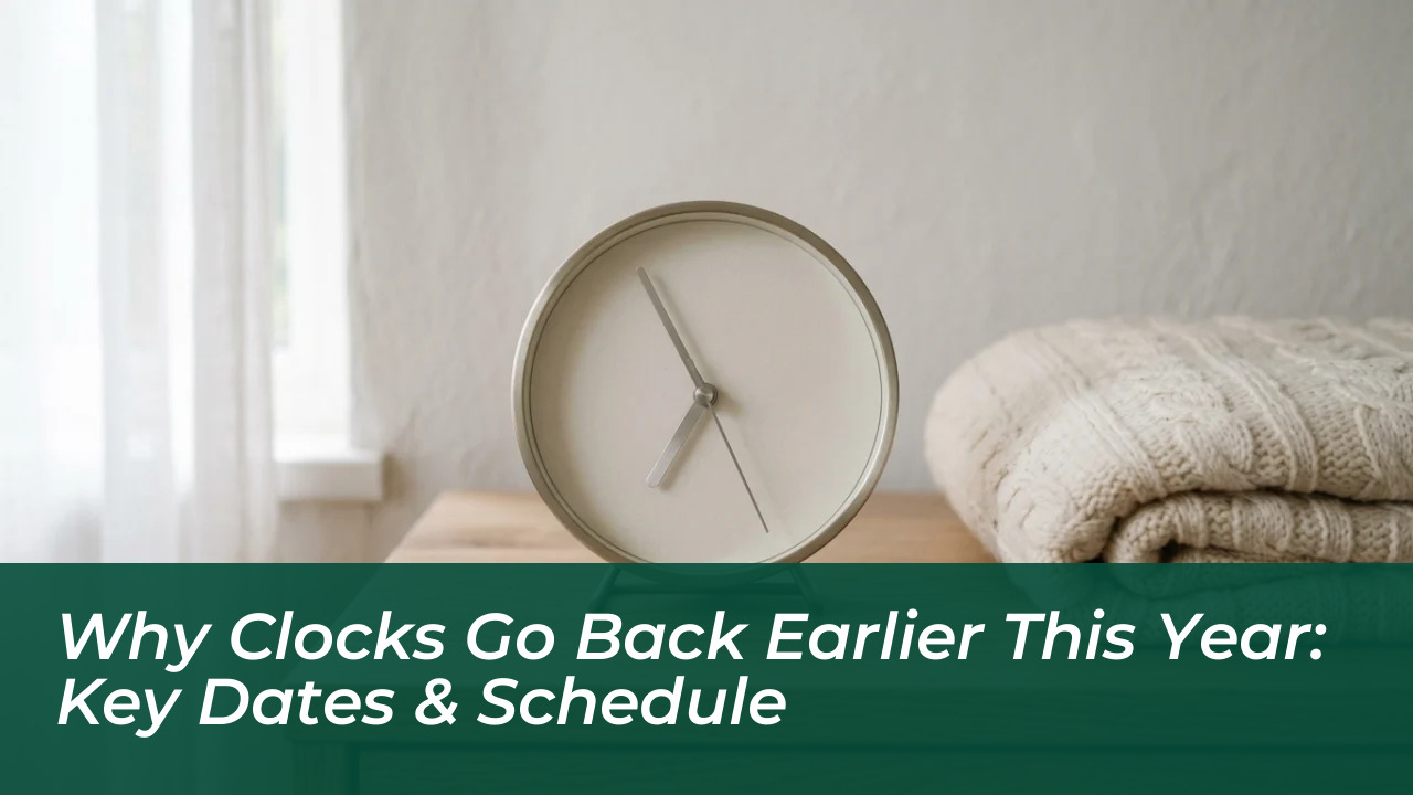 why clocks go back earlier this year key dates schedule fmE8