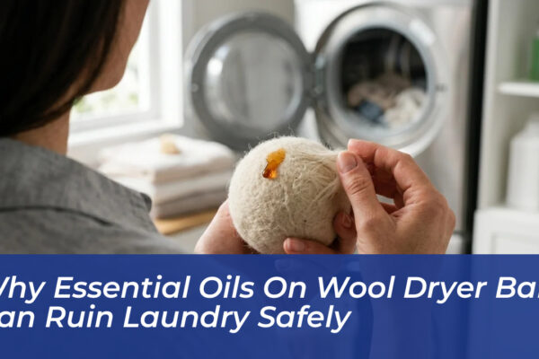 why essential oils on wool dryer balls can ruin laundry safely Yk4p