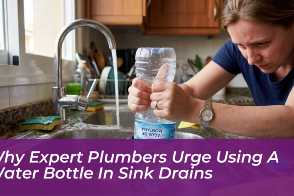 why expert plumbers urge using a water bottle in sink drains Y7Y3