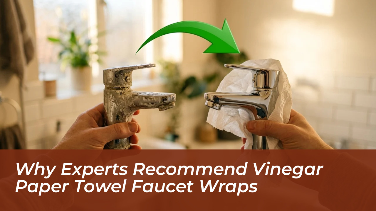 why experts recommend vinegar paper towel faucet wraps 3nbQ