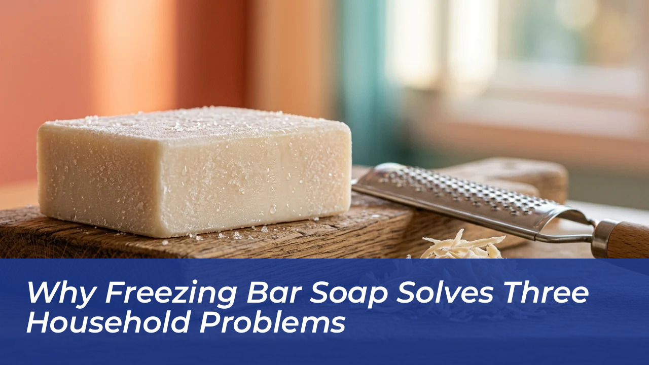 why freezing bar soap solves three household problems scfp