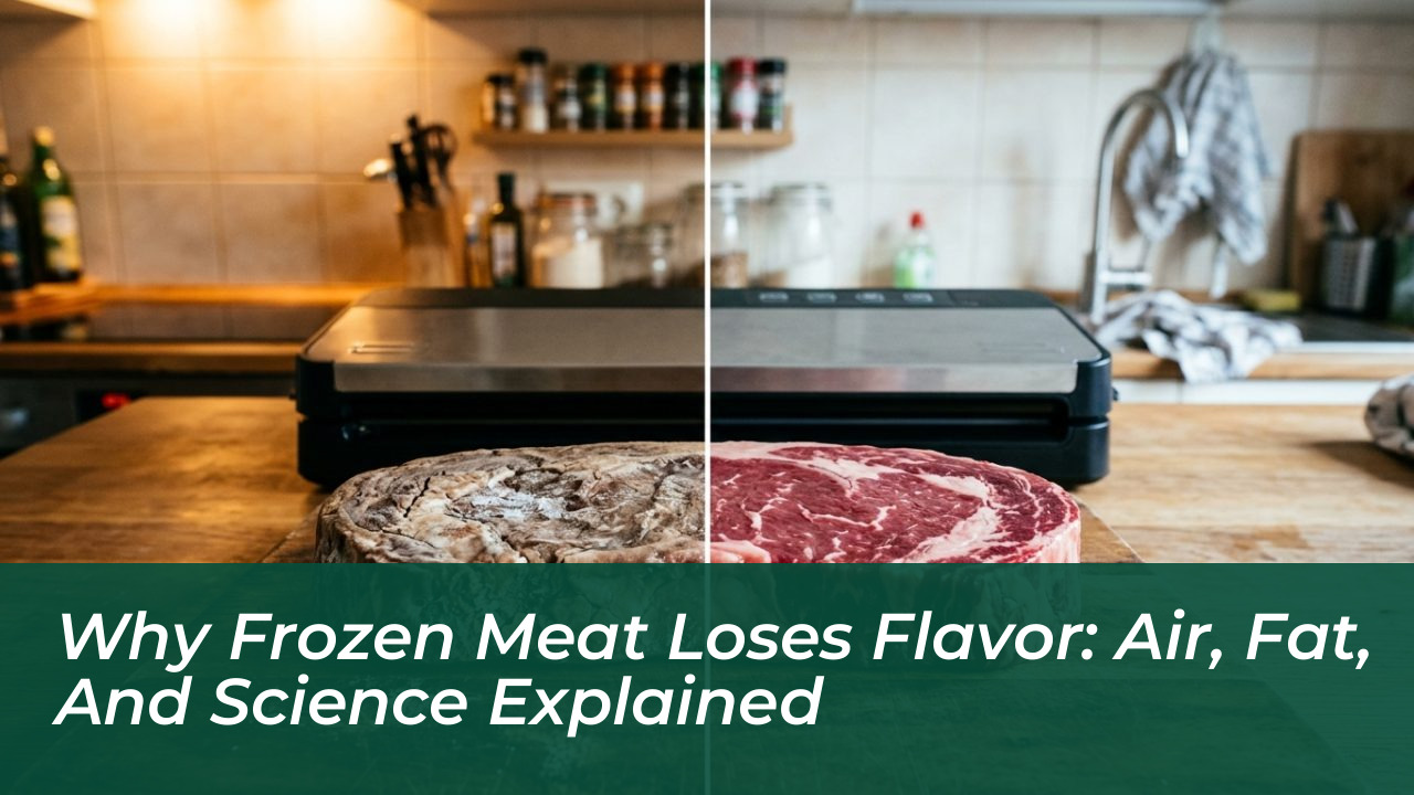 why frozen meat loses flavor air fat and science explained asTH
