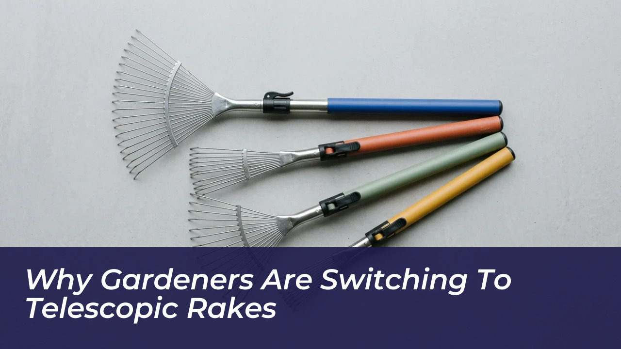 why gardeners are switching to telescopic rakes o0ob