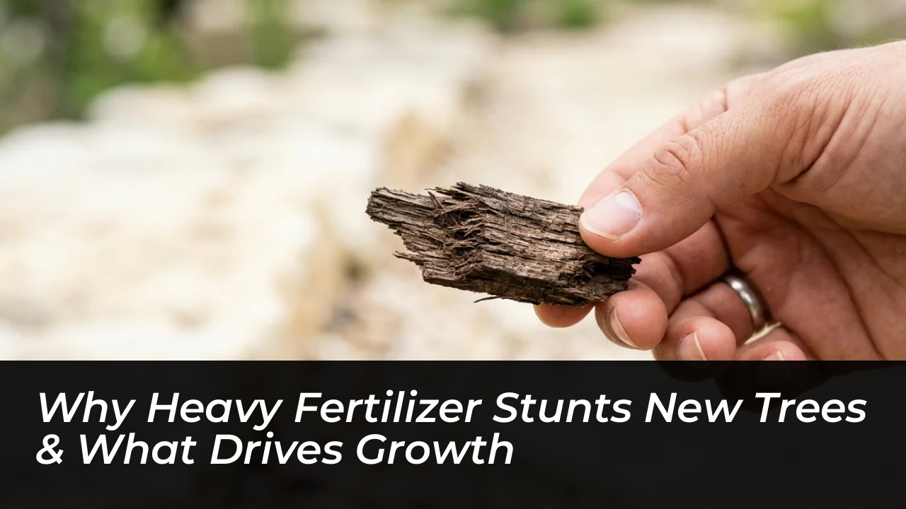 why heavy fertilizer stunts new trees what drives growth EIr4