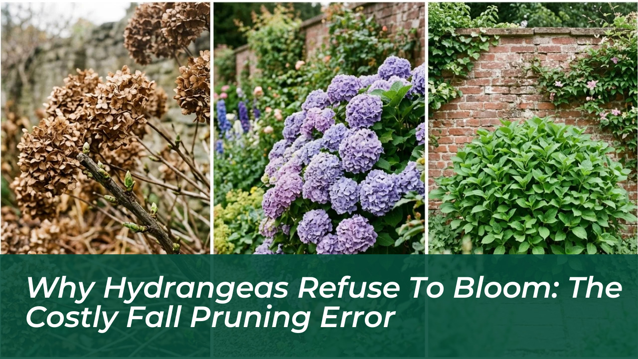 why hydrangeas refuse to bloom the costly fall pruning error yj0g