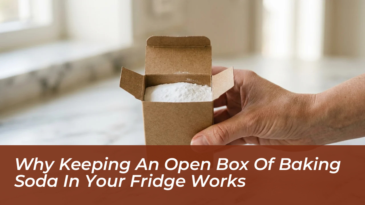why keeping an open box of baking soda in your fridge works n31K