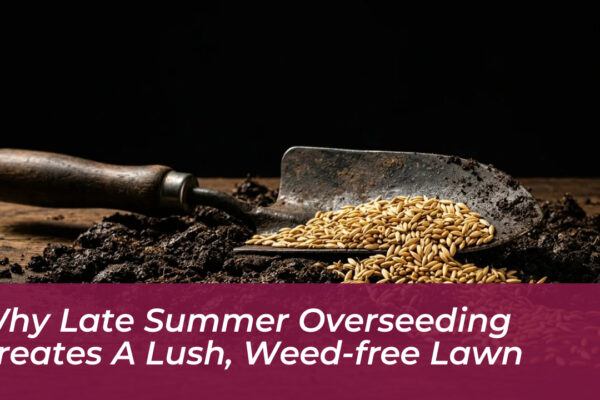 why late summer overseeding creates a lush weed free lawn miEY