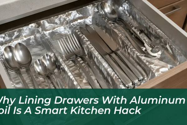 why lining drawers with aluminum foil is a smart kitchen hack i7PN