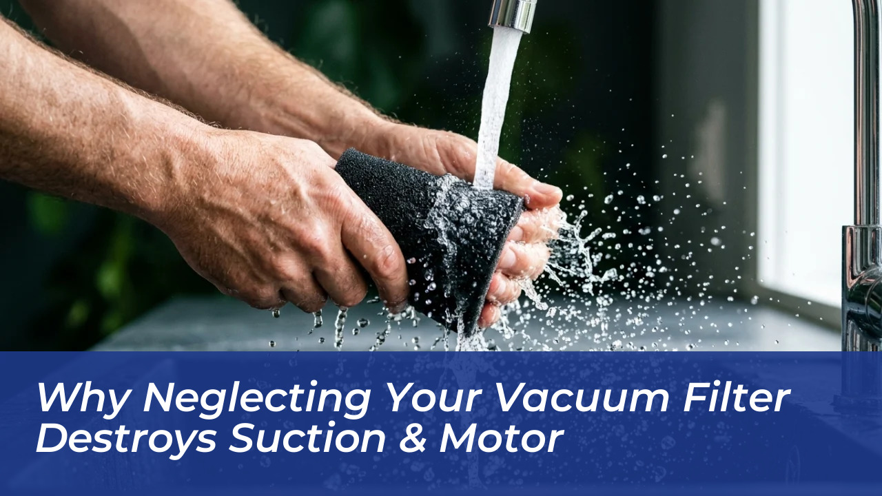why neglecting your vacuum filter destroys suction motor p75z