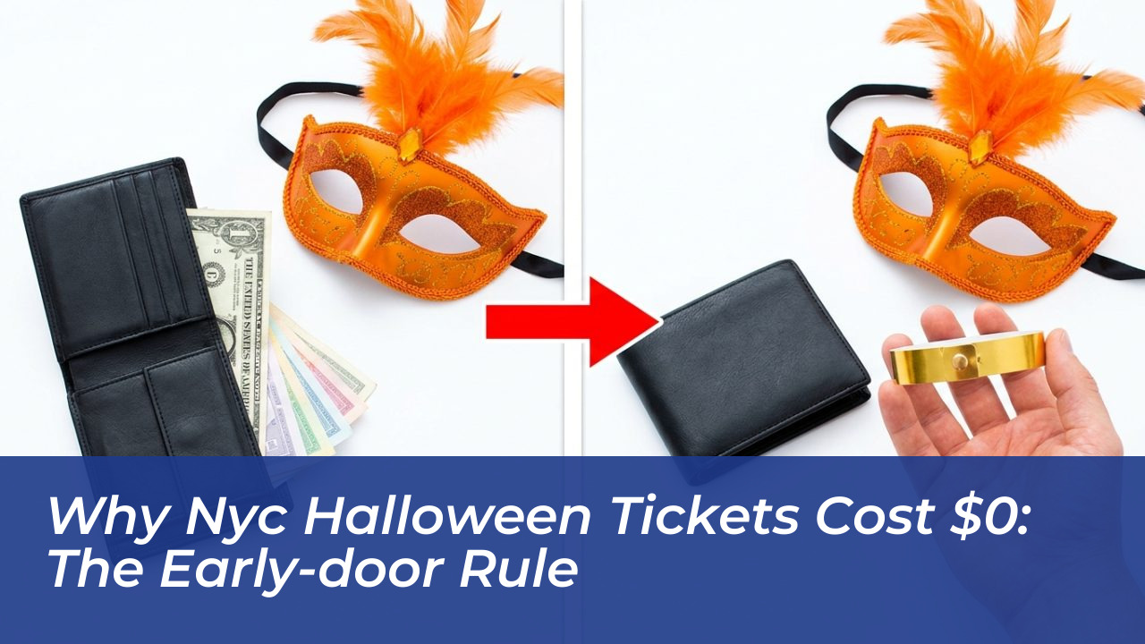 why nyc halloween tickets cost 0 the early door rule kF0L