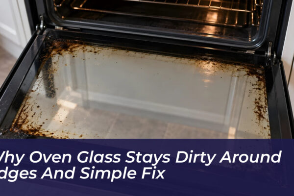 why oven glass stays dirty around edges and simple fix KgDD