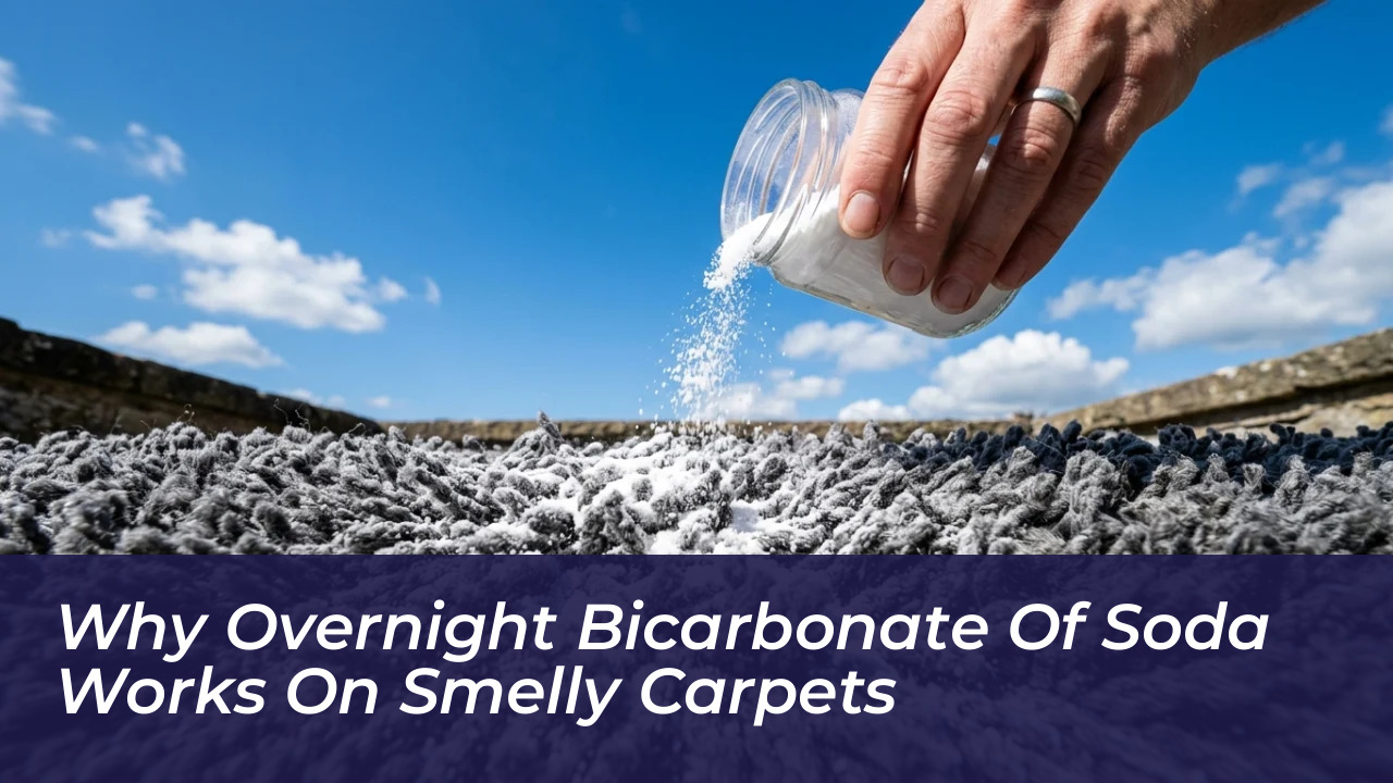 why overnight bicarbonate of soda works on smelly carpets j52W