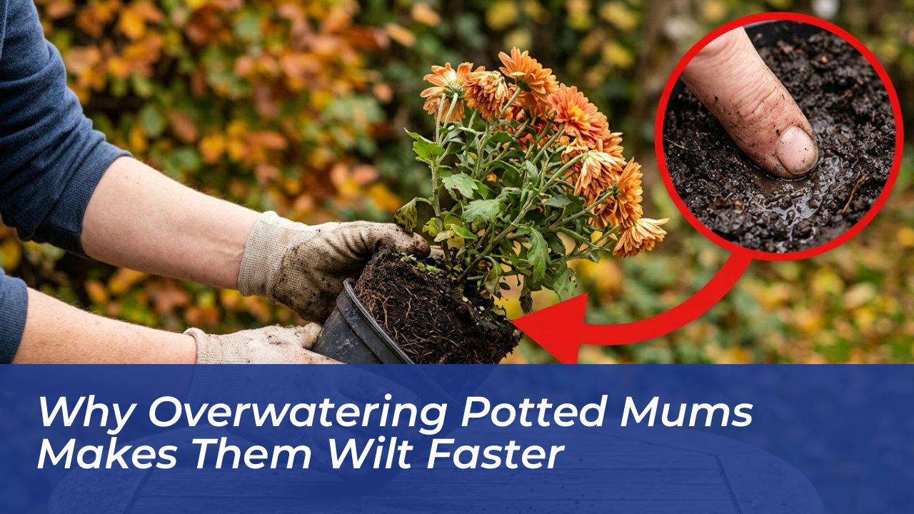 why overwatering potted mums makes them wilt faster tYjD