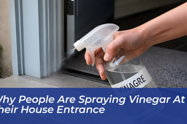 why people are spraying vinegar at their house entrance lhKh
