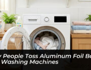 why people toss aluminum foil balls into washing machines Wlg1