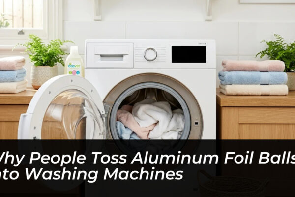 why people toss aluminum foil balls into washing machines Wlg1