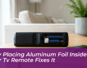 why placing aluminum foil inside your tv remote fixes it oPAJ
