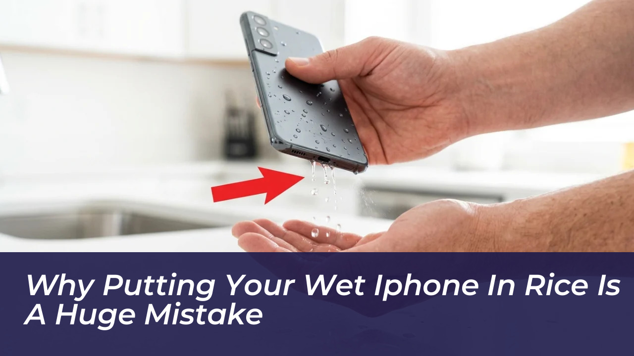 why putting your wet iphone in rice is a huge mistake 2Ais