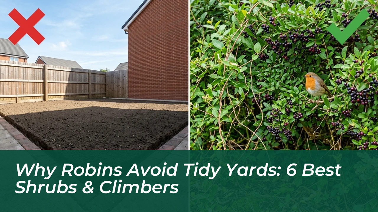 why robins avoid tidy yards 6 best shrubs climbers RQGg
