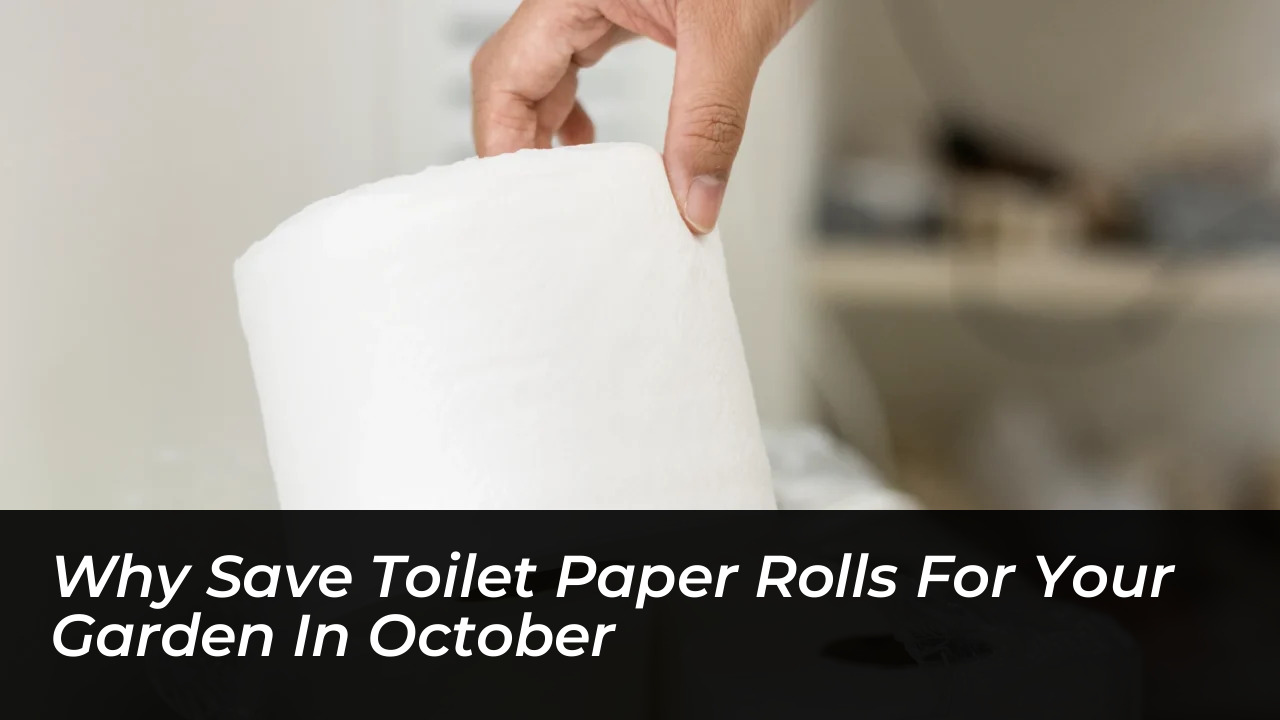 why save toilet paper rolls for your garden in october YYzb