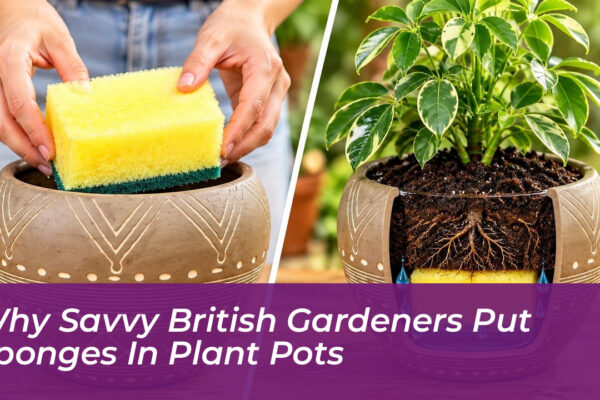 why savvy british gardeners put sponges in plant pots wH18