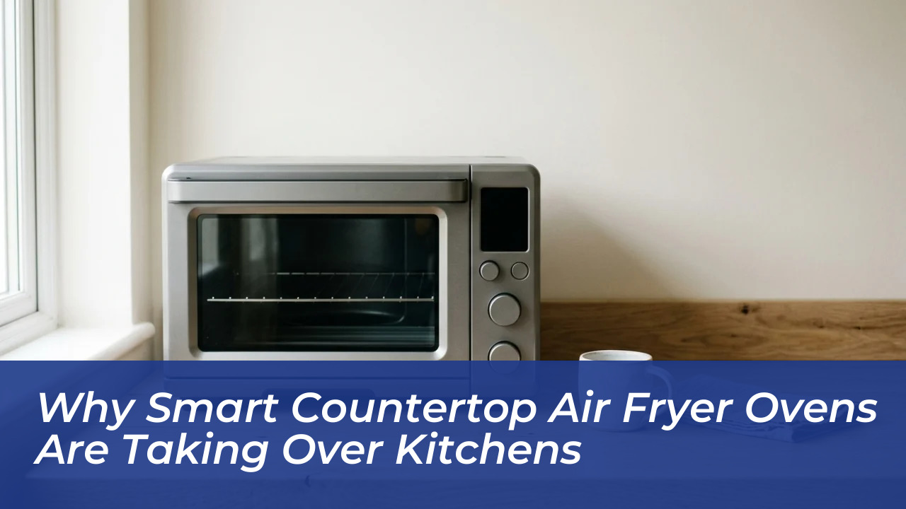 why smart countertop air fryer ovens are taking over kitchens v0Cw