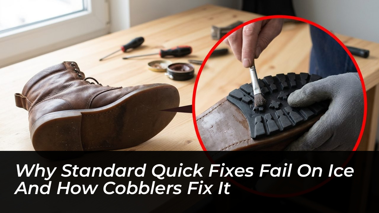 why standard quick fixes fail on ice and how cobblers fix it 3u7m