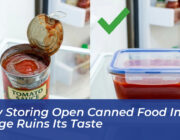 why storing open canned food in the fridge ruins its taste cLvJ