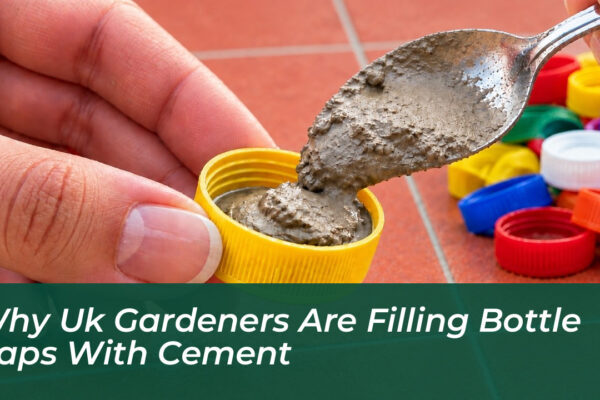 why uk gardeners are filling bottle caps with cement D6VJ