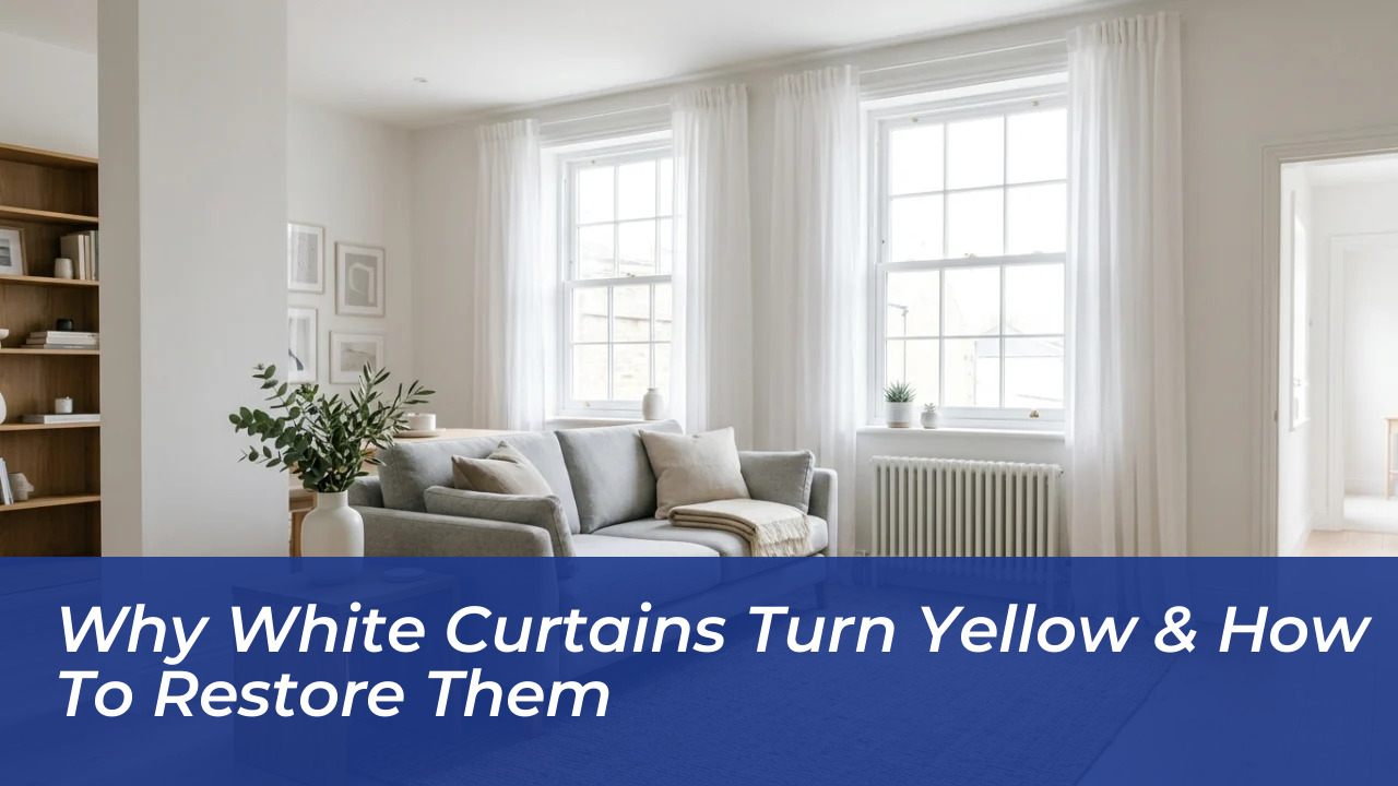 why white curtains turn yellow how to restore them 6oNd