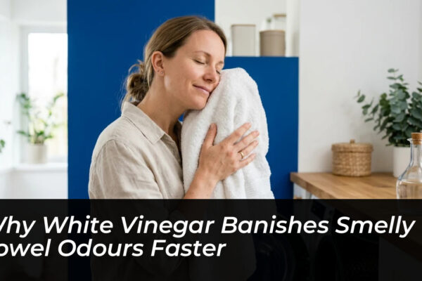 why white vinegar banishes smelly towel odours faster VrOK