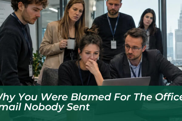 why you were blamed for the office email nobody sent Pf7D